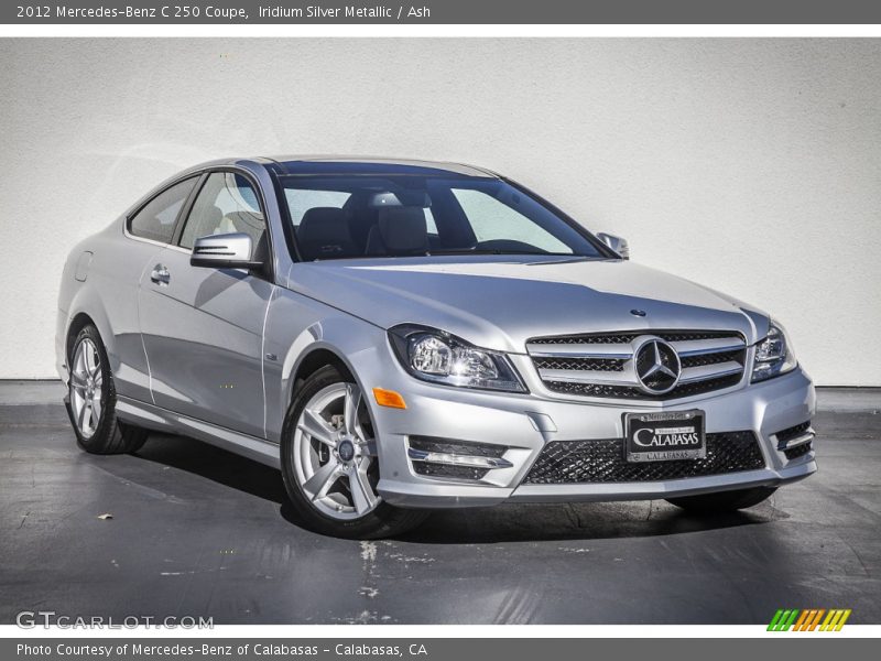 Iridium Silver Metallic / Ash 2012 Mercedes-Benz C 250 Coupe