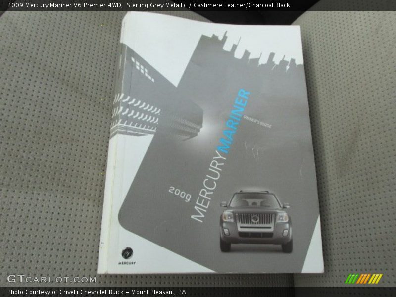 Sterling Grey Metallic / Cashmere Leather/Charcoal Black 2009 Mercury Mariner V6 Premier 4WD
