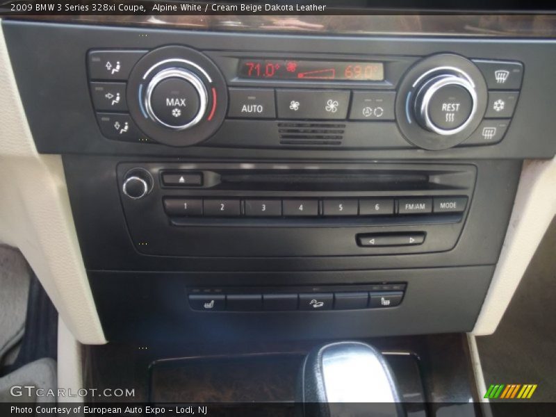 Alpine White / Cream Beige Dakota Leather 2009 BMW 3 Series 328xi Coupe
