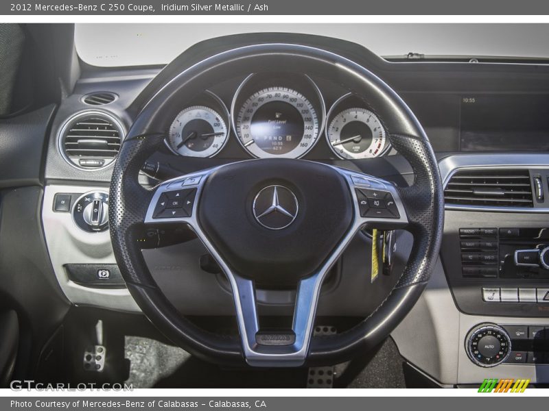 Iridium Silver Metallic / Ash 2012 Mercedes-Benz C 250 Coupe