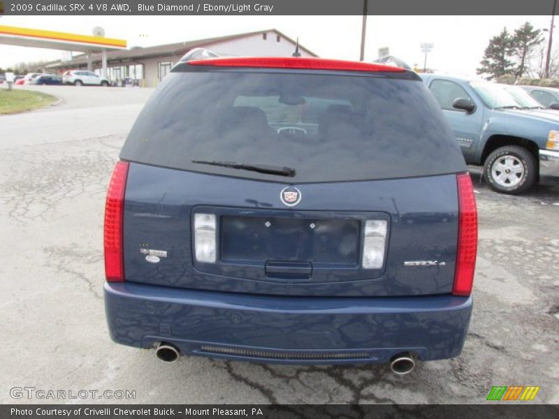 Blue Diamond / Ebony/Light Gray 2009 Cadillac SRX 4 V8 AWD