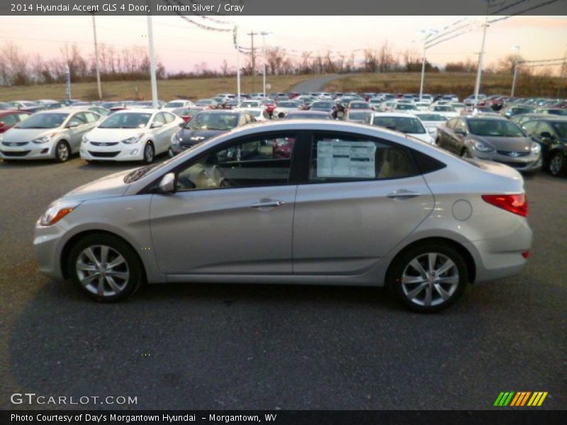 Ironman Silver / Gray 2014 Hyundai Accent GLS 4 Door