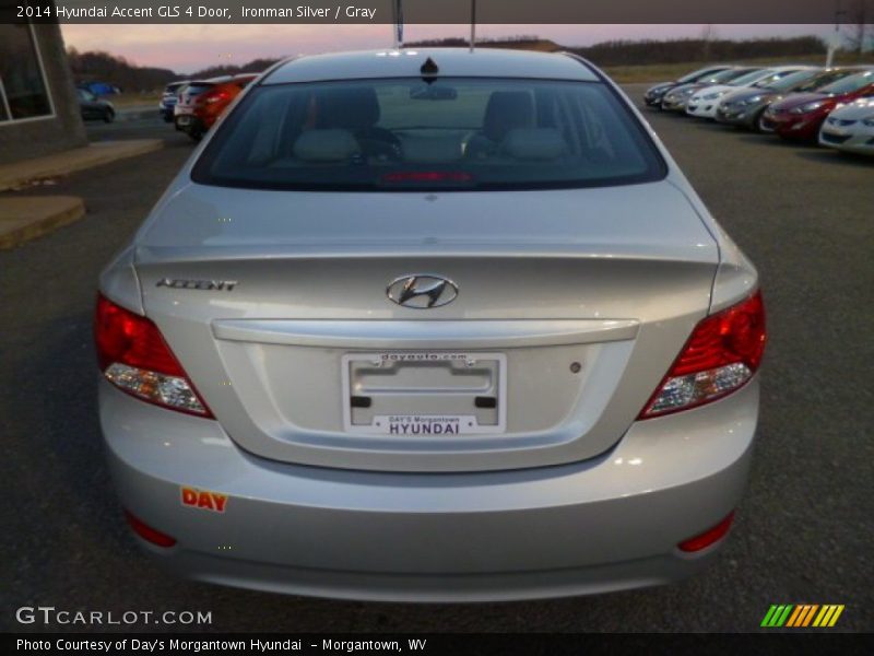 Ironman Silver / Gray 2014 Hyundai Accent GLS 4 Door