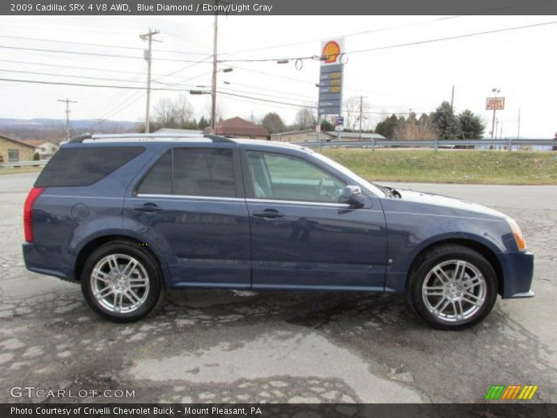 Blue Diamond / Ebony/Light Gray 2009 Cadillac SRX 4 V8 AWD