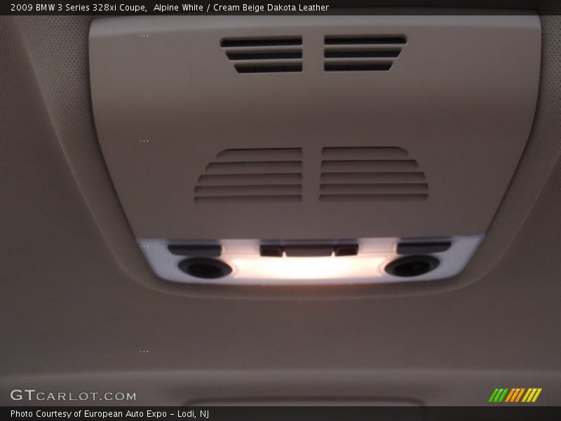 Alpine White / Cream Beige Dakota Leather 2009 BMW 3 Series 328xi Coupe
