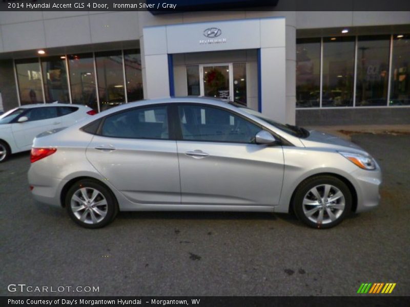 Ironman Silver / Gray 2014 Hyundai Accent GLS 4 Door