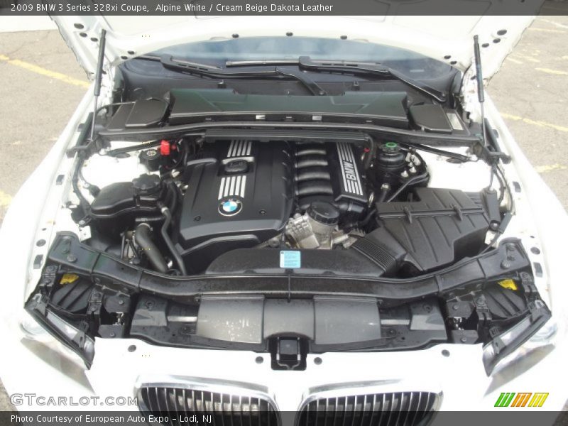Alpine White / Cream Beige Dakota Leather 2009 BMW 3 Series 328xi Coupe