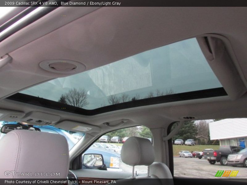 Sunroof of 2009 SRX 4 V8 AWD