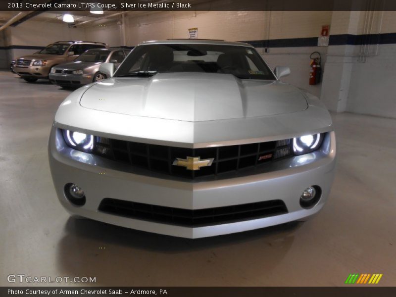 Silver Ice Metallic / Black 2013 Chevrolet Camaro LT/RS Coupe