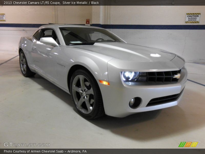 Silver Ice Metallic / Black 2013 Chevrolet Camaro LT/RS Coupe