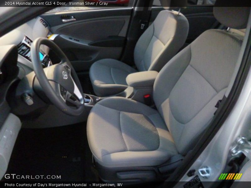 Ironman Silver / Gray 2014 Hyundai Accent GLS 4 Door