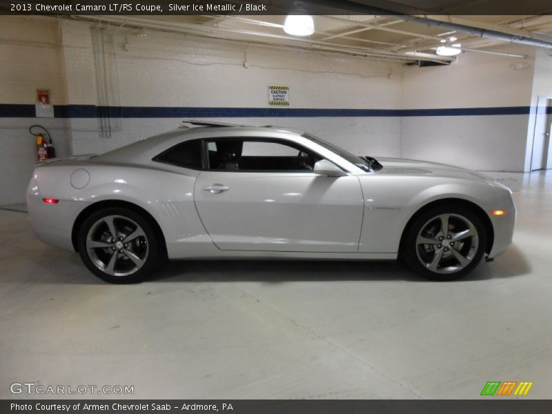 Silver Ice Metallic / Black 2013 Chevrolet Camaro LT/RS Coupe