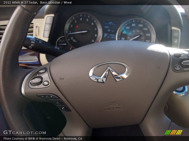Black Obsidian / Wheat 2012 Infiniti M 37 Sedan