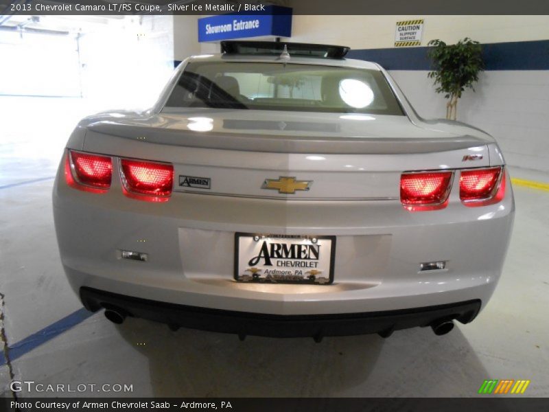 Silver Ice Metallic / Black 2013 Chevrolet Camaro LT/RS Coupe