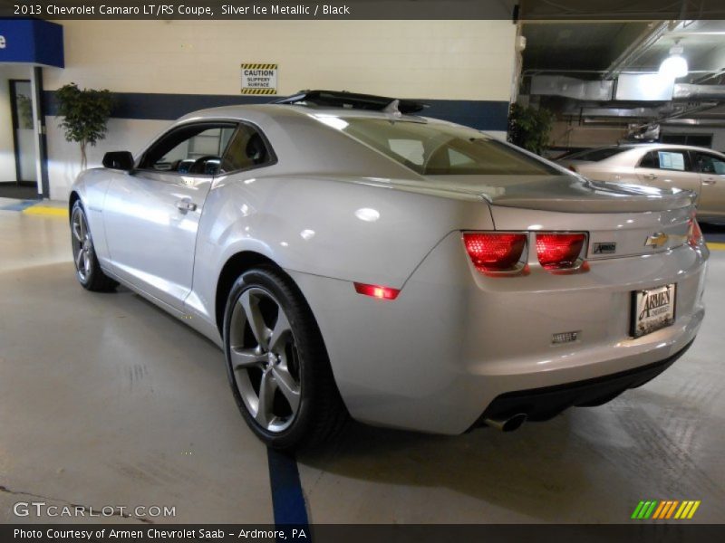 Silver Ice Metallic / Black 2013 Chevrolet Camaro LT/RS Coupe