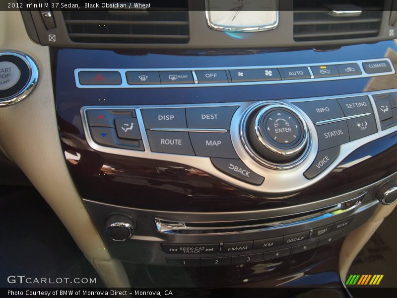 Black Obsidian / Wheat 2012 Infiniti M 37 Sedan