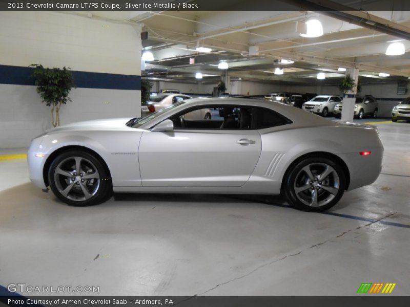 Silver Ice Metallic / Black 2013 Chevrolet Camaro LT/RS Coupe