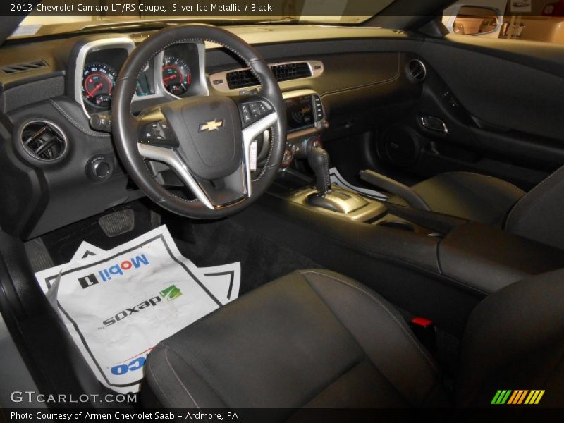 Silver Ice Metallic / Black 2013 Chevrolet Camaro LT/RS Coupe
