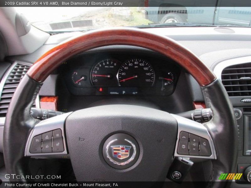 Blue Diamond / Ebony/Light Gray 2009 Cadillac SRX 4 V8 AWD