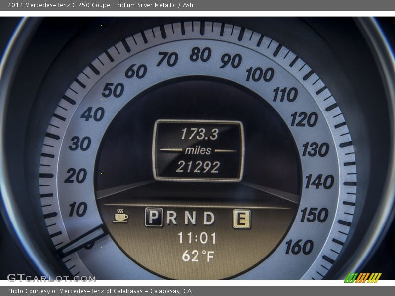 Iridium Silver Metallic / Ash 2012 Mercedes-Benz C 250 Coupe