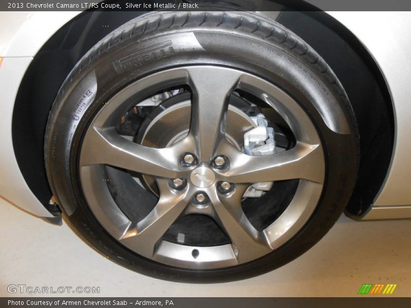 Silver Ice Metallic / Black 2013 Chevrolet Camaro LT/RS Coupe