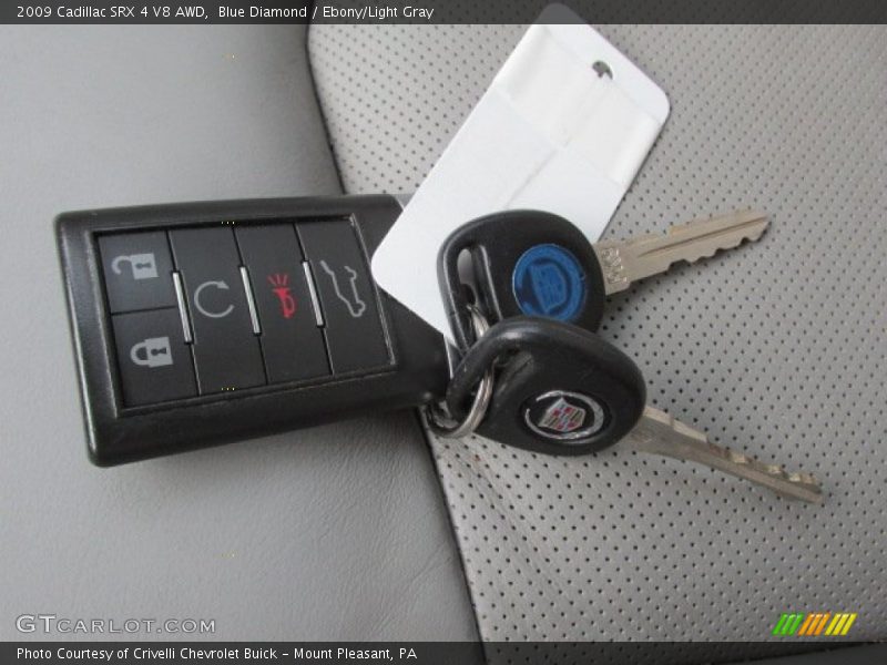 Keys of 2009 SRX 4 V8 AWD