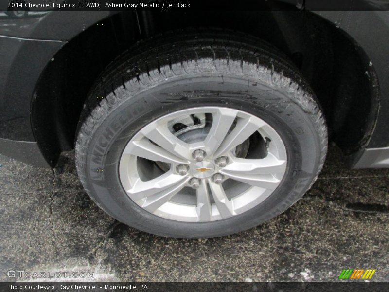 Ashen Gray Metallic / Jet Black 2014 Chevrolet Equinox LT AWD