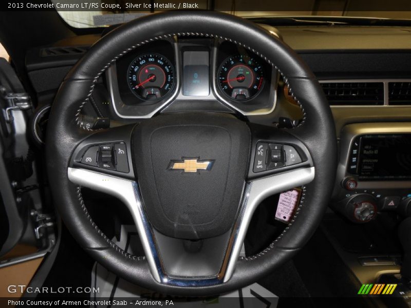 Silver Ice Metallic / Black 2013 Chevrolet Camaro LT/RS Coupe