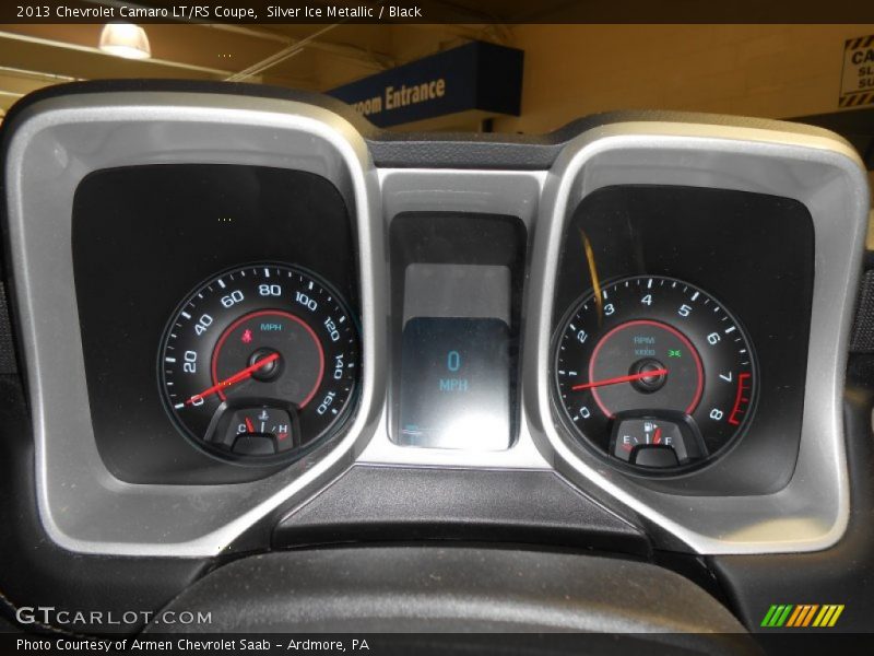 Silver Ice Metallic / Black 2013 Chevrolet Camaro LT/RS Coupe