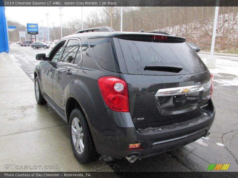 Ashen Gray Metallic / Jet Black 2014 Chevrolet Equinox LT AWD