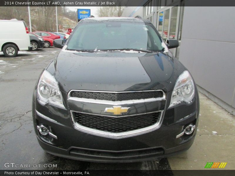 Ashen Gray Metallic / Jet Black 2014 Chevrolet Equinox LT AWD
