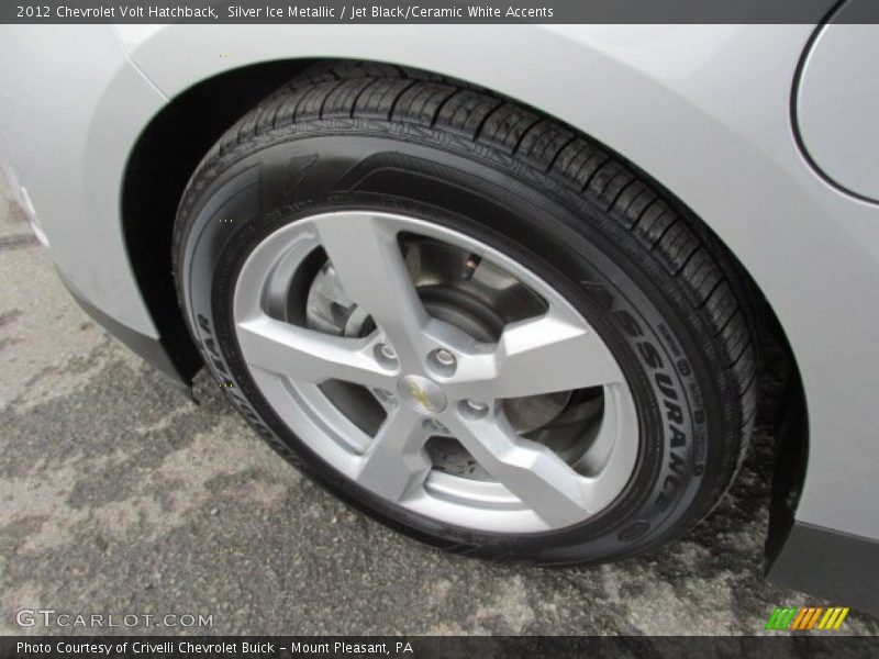 Silver Ice Metallic / Jet Black/Ceramic White Accents 2012 Chevrolet Volt Hatchback