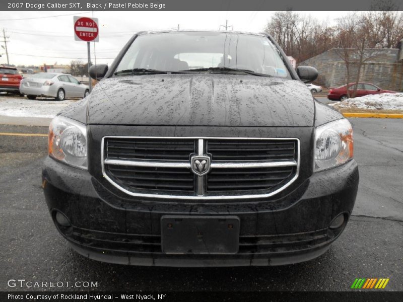 Black / Pastel Pebble Beige 2007 Dodge Caliber SXT
