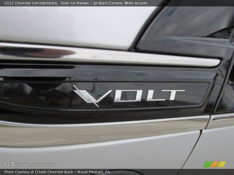 Silver Ice Metallic / Jet Black/Ceramic White Accents 2012 Chevrolet Volt Hatchback
