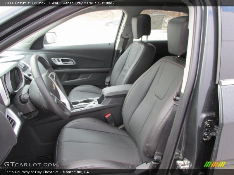 Ashen Gray Metallic / Jet Black 2014 Chevrolet Equinox LT AWD