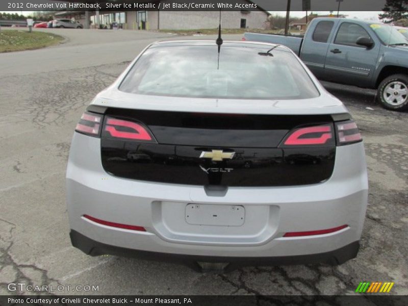 Silver Ice Metallic / Jet Black/Ceramic White Accents 2012 Chevrolet Volt Hatchback