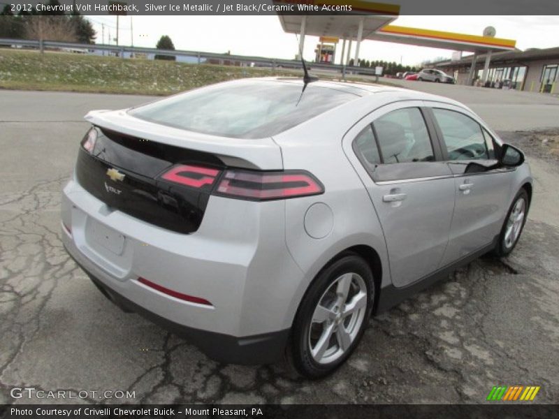 Silver Ice Metallic / Jet Black/Ceramic White Accents 2012 Chevrolet Volt Hatchback