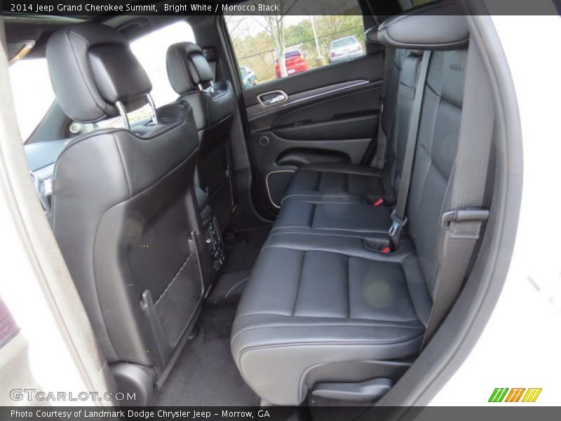 Bright White / Morocco Black 2014 Jeep Grand Cherokee Summit