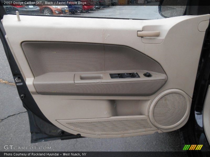 Black / Pastel Pebble Beige 2007 Dodge Caliber SXT