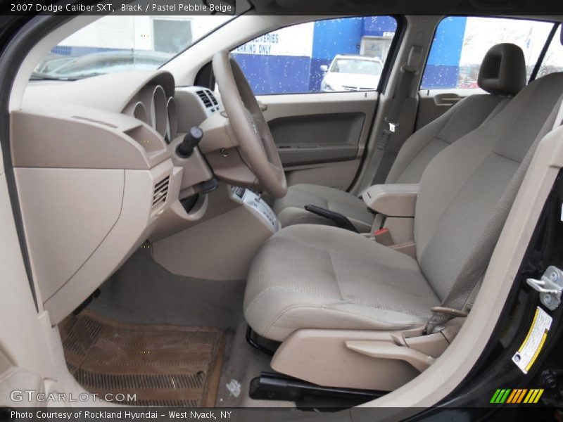 Black / Pastel Pebble Beige 2007 Dodge Caliber SXT
