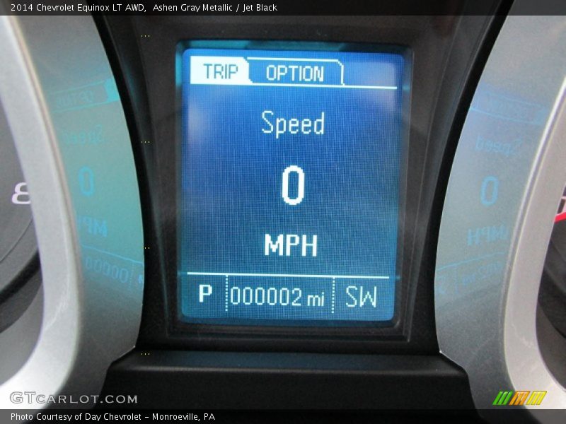 Ashen Gray Metallic / Jet Black 2014 Chevrolet Equinox LT AWD