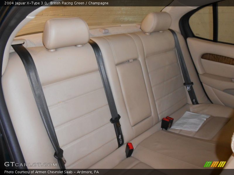 British Racing Green / Champagne 2004 Jaguar X-Type 3.0