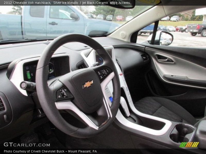 Silver Ice Metallic / Jet Black/Ceramic White Accents 2012 Chevrolet Volt Hatchback