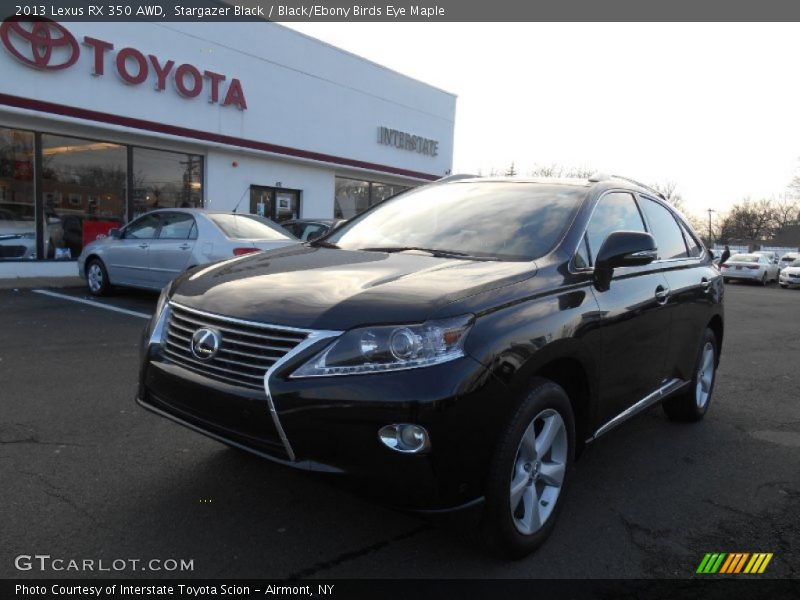 Stargazer Black / Black/Ebony Birds Eye Maple 2013 Lexus RX 350 AWD