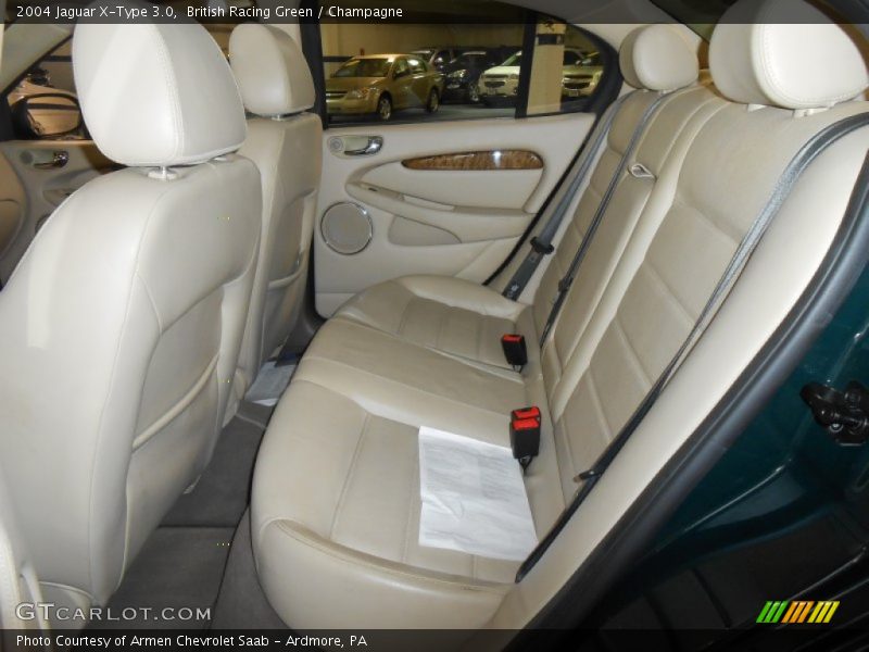 British Racing Green / Champagne 2004 Jaguar X-Type 3.0