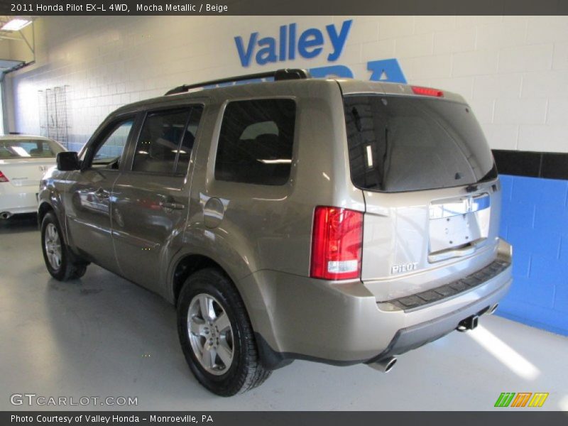 Mocha Metallic / Beige 2011 Honda Pilot EX-L 4WD