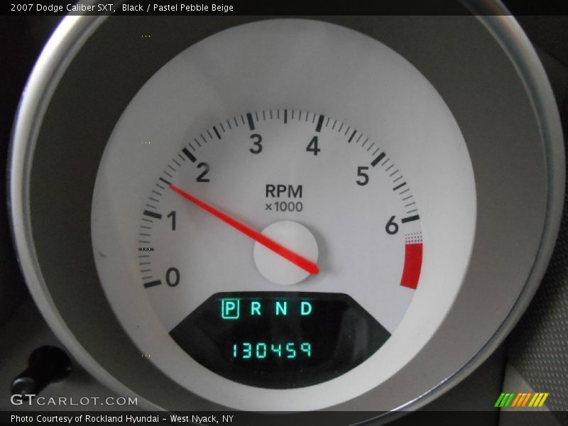 Black / Pastel Pebble Beige 2007 Dodge Caliber SXT
