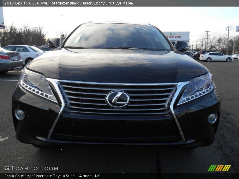 Stargazer Black / Black/Ebony Birds Eye Maple 2013 Lexus RX 350 AWD
