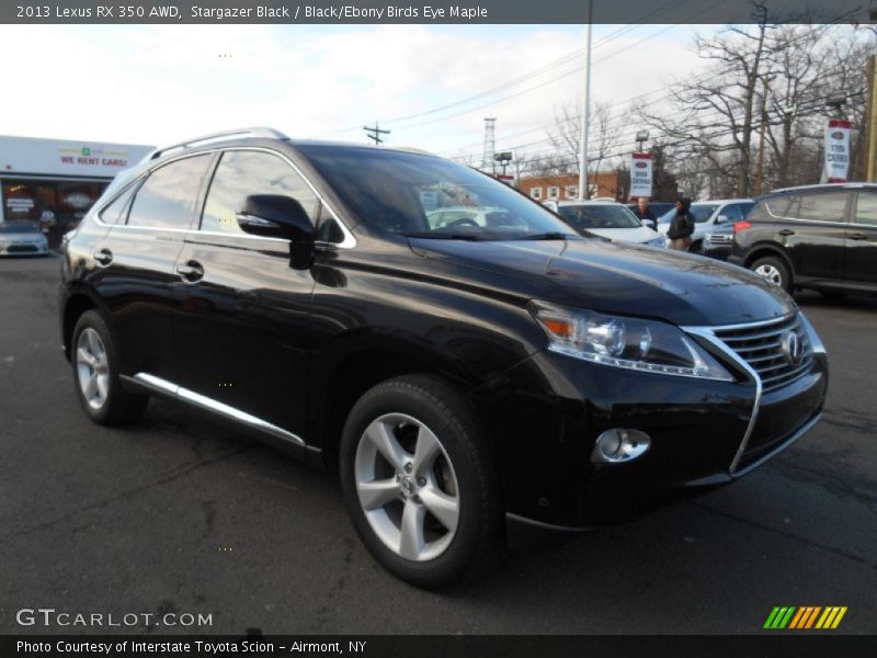 Stargazer Black / Black/Ebony Birds Eye Maple 2013 Lexus RX 350 AWD