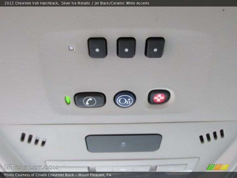 Silver Ice Metallic / Jet Black/Ceramic White Accents 2012 Chevrolet Volt Hatchback